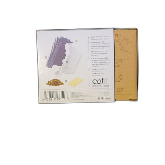 Catit Senses 2.0 Viral TikTok Wall Mounted Self-Groomer with Catnip for Cats - Picture 4 of 5